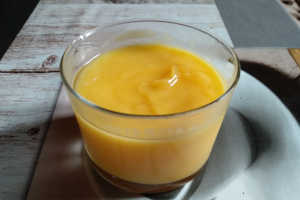 Natillas naranja sin gluten sin lactosa